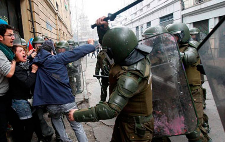 Chile's police has behaved “in a fundamentally repressive manner,” UN mission chief Imma Guerras-Delgado told reporters.