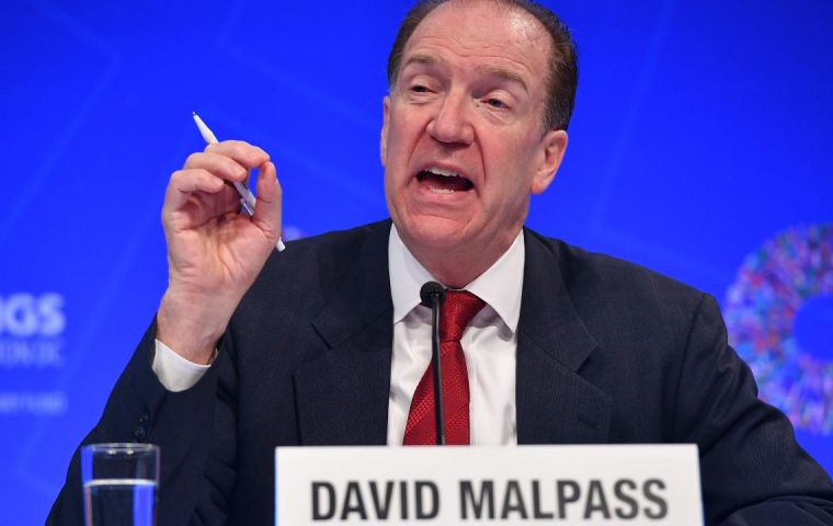 “The size, speed and breadth of the latest debt wave should concern us all,” World Bank President David Malpass said in a statement.