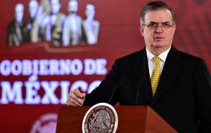 Ebrard said Mexico had had “good support” from the global community in its dispute with the new conservative government of Bolivia