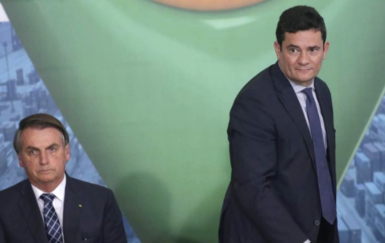 Moro became justice minister in the government of Jair Bolsonaro, a move into politics, which could set him up for a run at the presidency. 