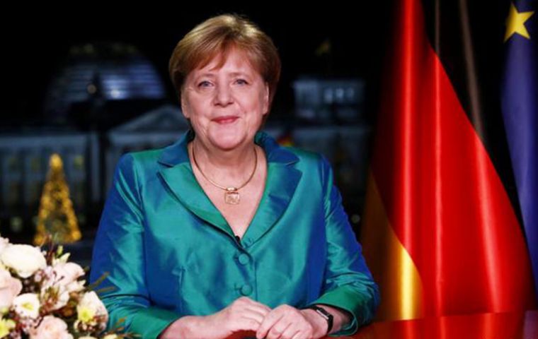 “It will be our children and grandchildren who have to live with the consequences of what we do or refrain from doing today” Merkel said (Pic Reuters)