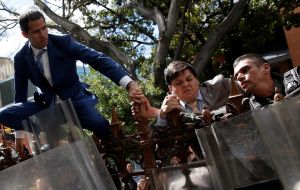 Parra was installed after troops with riot shields blocked opposition leader Juan Guaido from entering parliament for what was expected to be his re-election