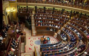 The slim victory was facilitated by 18 abstentions, including 13 from the pro-independence Esquerra Republicana de Catalunya party