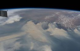 By Jan 8, “the smoke had travelled halfway around Earth, crossing South America, turning the skies hazy and causing colorful sunrises and sunsets”