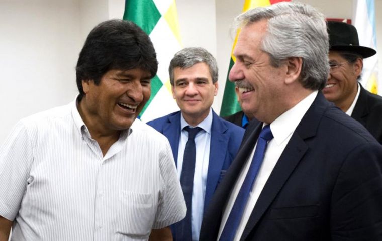 Morales said that Bolivians had the right to organize and defend themselves, without firearms, from what he said were attacks by Bolivia’s interim government
