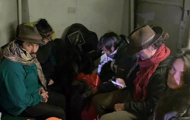 “We've got the order. Today the five foreign tourists will be expelled,” Cusco police official Edward Delgado said. 