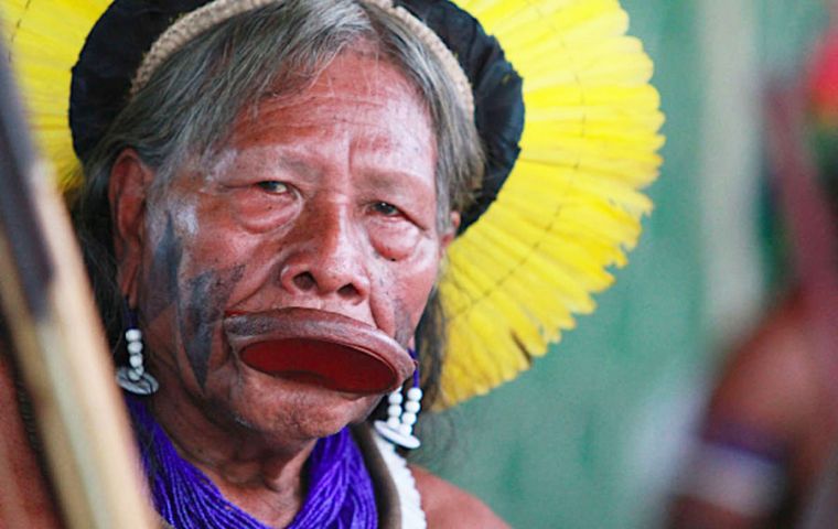 “I don't want anyone to die in front of me. I don't want everyone to kill each other, the white people against the indigenous,” said  Raoni Metuktire leader of the Kayapo tribe