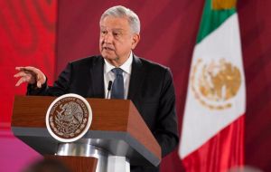 “We have more than 4,000 jobs along our southern border, and also migrant shelters. There is work in our country,” Lopez Obrador said