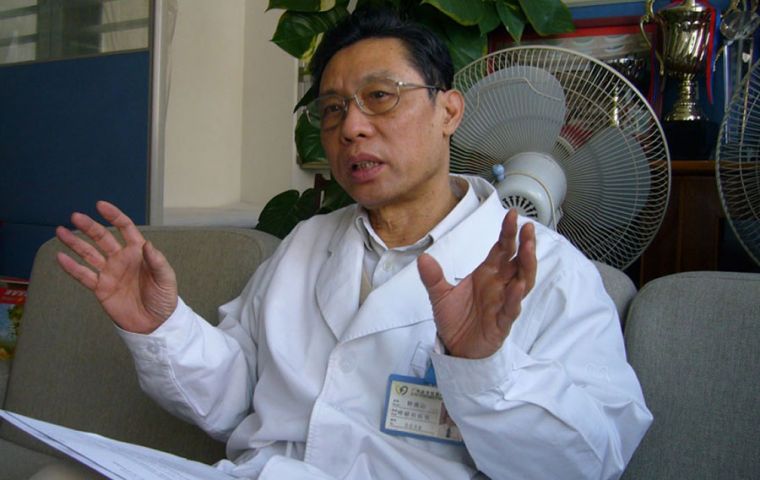 Zhong Nanshan, a renowned scientist who helped expose the scale of the SARS outbreak, said patients could contract the new virus without having visited the city.