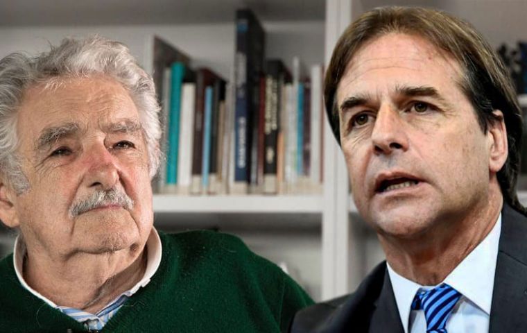 Mujica countered a proposal by president elect Lacalle Pou to invite 100.000 high income Argentines to become Uruguayan residents 