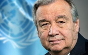 Antonio Guterres was entrusted in 2017 by UN General Assembly a good offices mission to have Argentina and UK resume Malvinas sovereignty negotiations