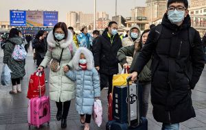 With millions of people travelling across China for the Lunar New Year holiday, sterilization and ventilation at airports and bus stations has been imposed