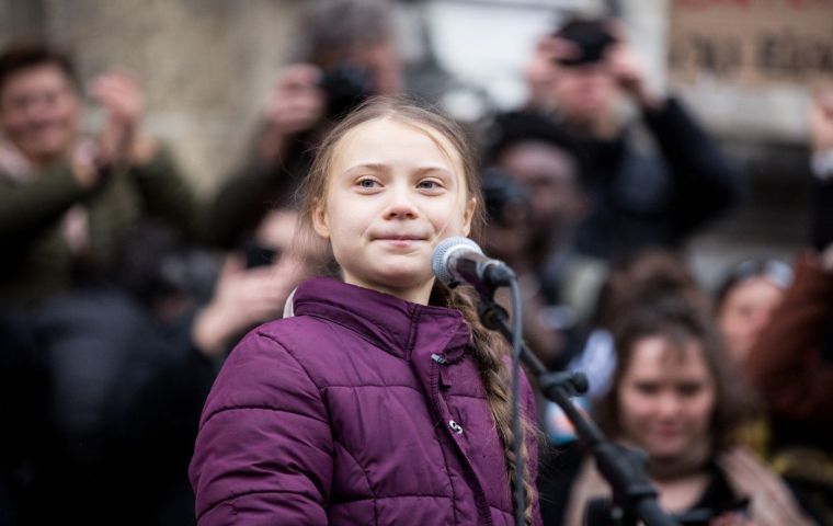Mnuchin advised Thunberg, who has been bitterly critical of US policy during her stay at Davos, to study economics before giving out lessons