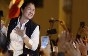 Keiko Fujimori’s Popular Force lost dozens of seats on Sunday in the Congress it had dominated since 2016, shrinking from 73 out of 130 seats to an expected 16.