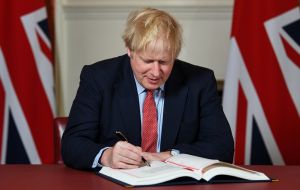 Prime Minister Boris Johnson, acknowledged there might be “bumps in the road ahead” but said Britain could make it a “stunning success”.
