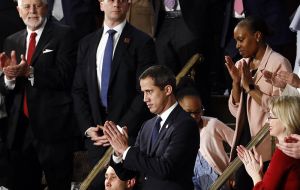 Guaidó's visit to Washington comes after a rare trip outside Venezuela for an international tour aimed at increasing support for his push for new democratic leadership in Venezuela.