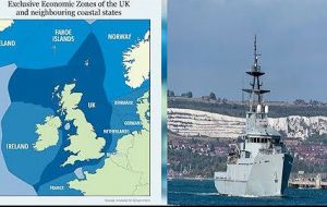 Its ships patrol 80,000 square miles of sea off Britain protecting the country’s fishing rights.