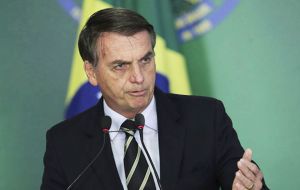 Bolsonaro mentioned he will delay his departure from Montevideo on March first to he can talk with as many heads of state as possible