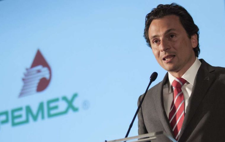 Lozoya, who was indicted in Mexico last year, was one of former President Enrique Pena Nieto’s closest aides, and ran Pemex, from 2012 to 2016. 