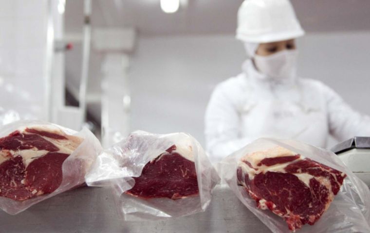 China absorbs 70% of Argentina's meat production, and the domestic market is limited in its purchasing capacity   