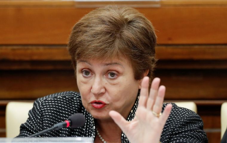  “Our legal construct is such that we cannot do measures that may be possible for others without this big global responsibility,” Georgieva said on Sunday in Dubai.