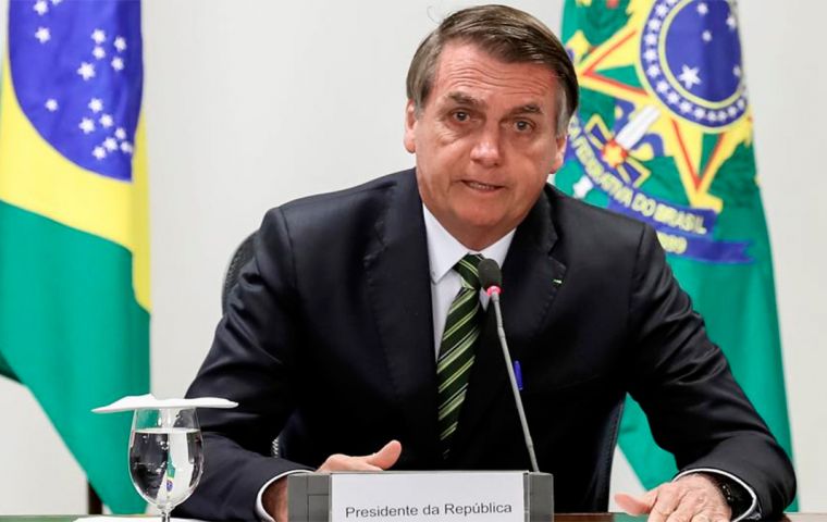 “A new date will depend on the foreign ministers” Bolsonaro said about the meeting originally scheduled to take place in Montevideo