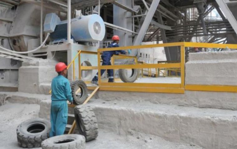 Officials said the cement business was currently burning between 130 and 150 tyres every day and aims to increase that to 400 a day