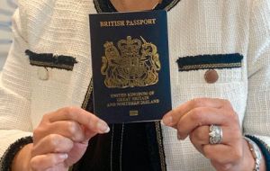 “By returning to the iconic blue and gold design, the British passport will once again be entwined with our national identity and I cannot wait to travel on one” 