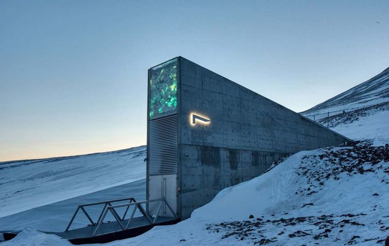 Dubbed the “doomsday vault”, the facility lies on the island of Spitsbergen in the archipelago of Svalbard, halfway between Norway and the North Pole