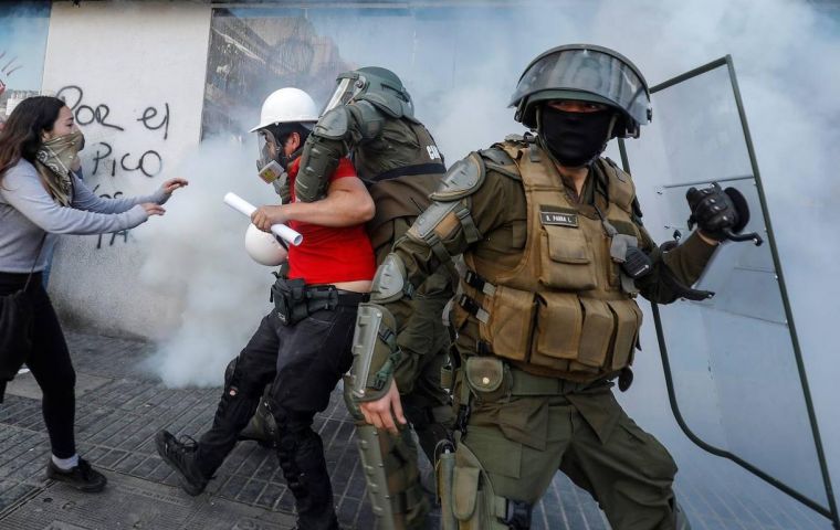 Chile ended 2019 with the worst human rights crisis since the regime of General Augusto Pinochet, with mass demonstrations against high levels of inequality