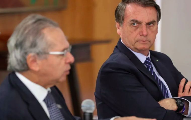 Brazilian media have reported that Bolsonaro is becoming increasingly frustrated with Guedes the more it looks like 2% growth this year might be in jeopardy.