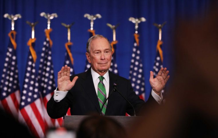 “A viable path to the nomination no longer exists,” Bloomberg, 78, said in a statement