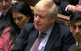 Johnson offered his full support for Patel, a fellow veteran of the Brexit campaign in the 2016 EU referendum, telling MPs she was doing an “outstanding job”.