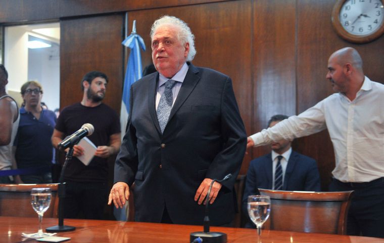 Argentine Health minister Ginés González García admitted he expected the Covid-19 would take some more time before reaching the country