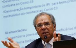 The fiscal boost represents a turnaround for minister Paulo Guedes who, only last weekend, insisted that Brazil could swim against the global tide and grow 2.5%
