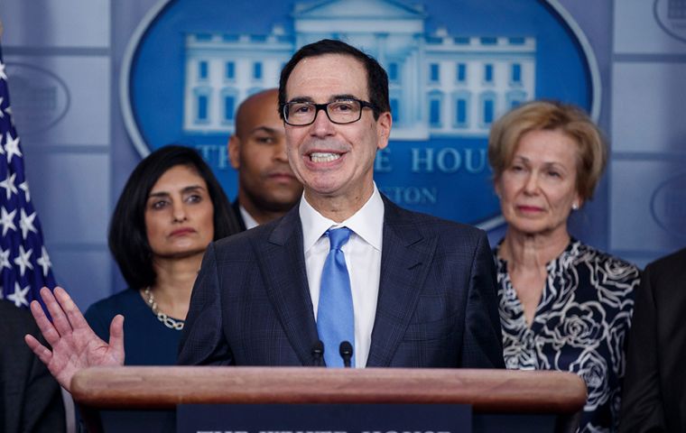 “I didn’t in any way say I think we’re going to have that. Let me be clear: If we follow the president's plan, we will not have that,” Mnuchin said on CNBC.