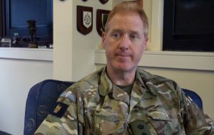 Commander of BFSAI, Brigadier Nick Sawyer 