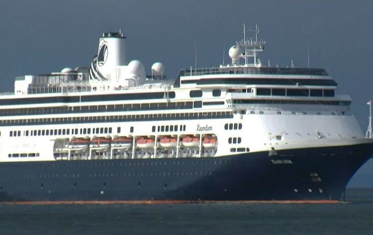 Holland America Line said the MS Zaandam, previously on a South American cruise, was trying to transit the Panama Canal and reach Fort Lauderdale