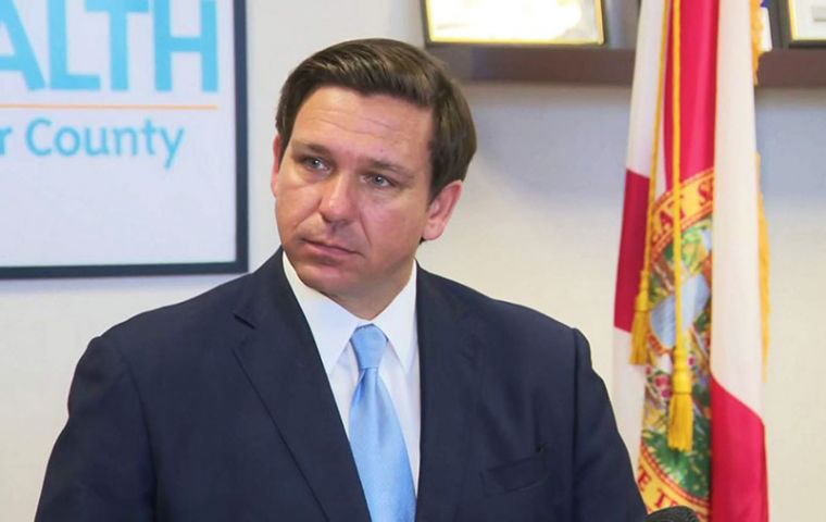 “First of all, I’m not supportive of that,” Gov. DeSantis said. “We’ve talked to the Coast Guard, we’ve talked to the White House about it, and we don’t want it to come in.”