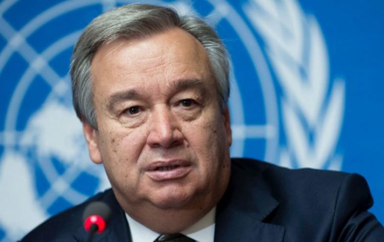 Guterres said that the scale of the crisis was due to ”a disease that represents a threat to everybody in the world and ... an economic impact that will bring a recession that probably has no parallel