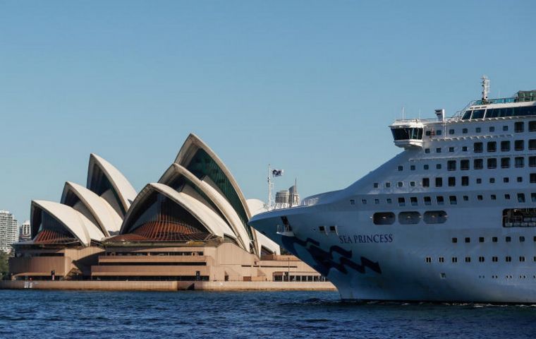 Australia ordered a ban on all cruise liners in mid-March, but later allowed Australian nationals to disembark from four ships in Sydney