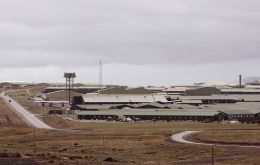 An overview of the Mount Pleasant Complex which included the commercial international airport of the Falklands 