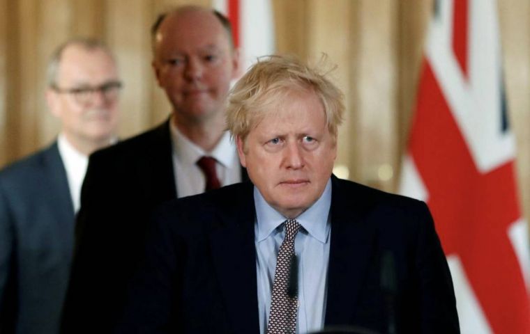 Johnson's official spokesman said he remained “clinically stable” and is responding to treatment, describing the Conservative leader as being in “good spirits”.