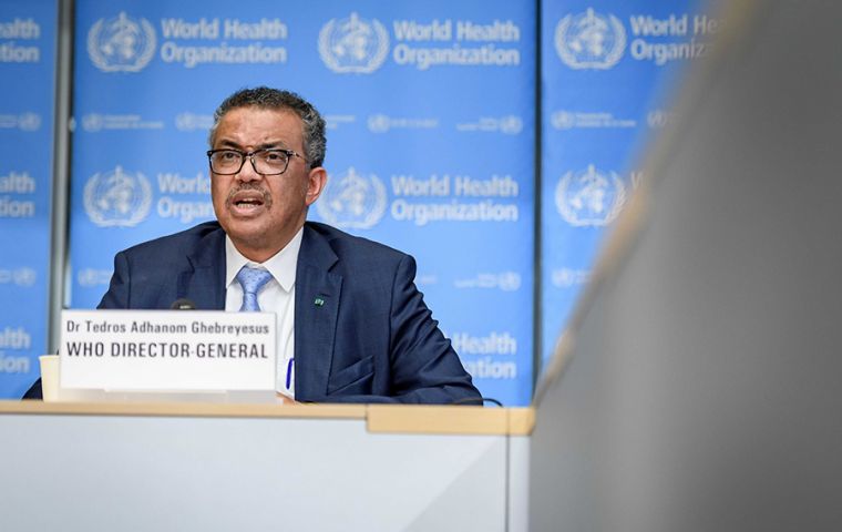 WMA has urged Dr. Tedros Ghebreyesus to allow a delegation from Taiwan to attend the next World Health Assembly