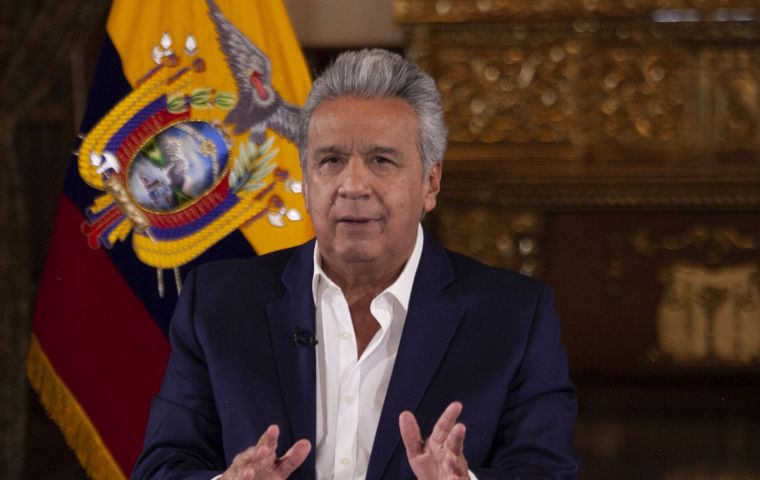 President Lenin Moreno administration has been seen taking the right actions but has been hit by the pandemic and plummeting crude prices