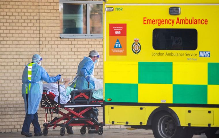 Around 84% of COVID-19 deaths have taken place in hospitals, with the remainder in care homes, private residences and hospices, the ONS said.