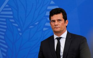 Moro was one of Bolsonaro's two “super ministers,” along with Economy Minister Paulo Guedes.