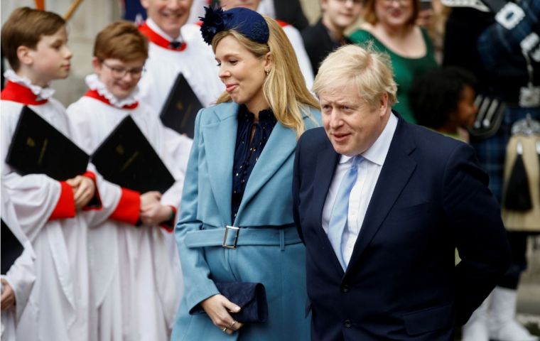 “The Prime Minister and Ms Symonds are thrilled to announce the birth of a healthy baby boy at a London hospital,” the couple's spokeswoman said