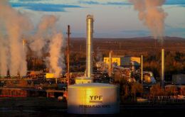 YPF spokesperson said the Plaza Huincul Refinery, which normally produces about 28,000 barrels per day (bpd), was operating at minimum staff levels