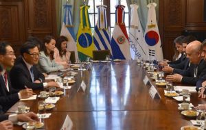 ”We've come across a political problem: making Mercosur a priority, or reaching an agreement with Korea. On 24th April we made an effort to avoid the disruption